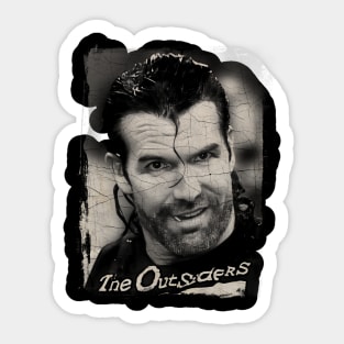 SCOTT HALL VINTAGE PORTRAIT Sticker